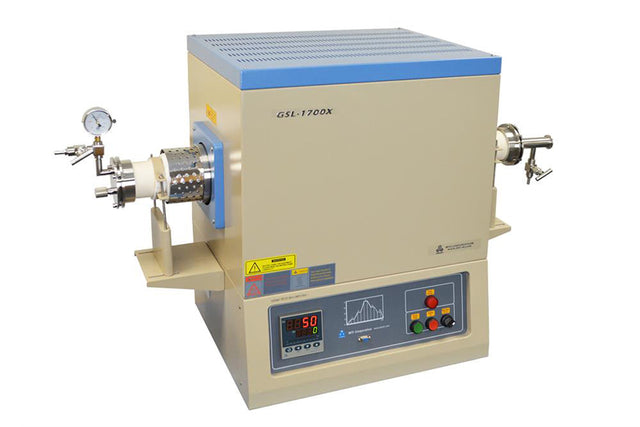 1750°C Bench-Top Vacuum and Atmosphere Tube Furnace ( 60mm OD) with Kathal Super-1800 Heating Elements - GSL-1750X-60 - Thasar Store