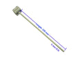 Thermocouple: B type (Pt-Rh to Pt-Rh) 9 1/4" Length with Alumina sheath (Up to 1700C) - EQ-TC-B-SP - Thasar Store