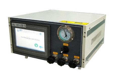 Compact 2 Channel MFC Gas Delivery System with PLC Touch Panel Control- GSL-2Z-LCD-S - Thasar Store