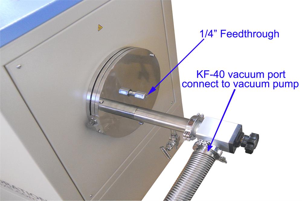 Three Zones CVD Tube Furnace with 8.5" Quartz Tube & Slidable Flange (1100C) - GSL-1100X-8.5-III-SR - Thasar Store