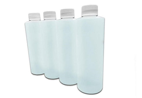 HDPE Cylinder Bottles - 8oz (Pack of 4) - HDPE-8-LD - Thasar Store