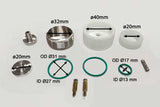 Quick Assembly Split Coin Cell ( 20mm ID) for Battery Material testing, No More Crimper - HSTC - Thasar Store