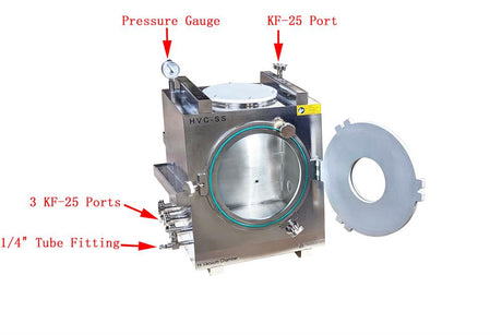 High Vacuum Chamber (18"x17" x20") with Window For DIY Sputtering coating system - HVC-SS - Thasar Store