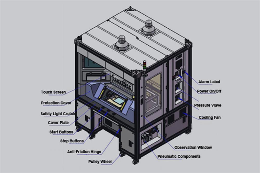 Helium Mass Spectrometer as Leak Detecting System for Prismatic Cells - MSK-TE501-H200 - Thasar Store