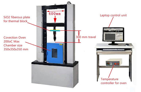 5T Max. Precision Programmable Nail Penetration Tester ( 0.01 - 500mm/m) w/ Heating Oven - MSK-TE500 - Thasar Store