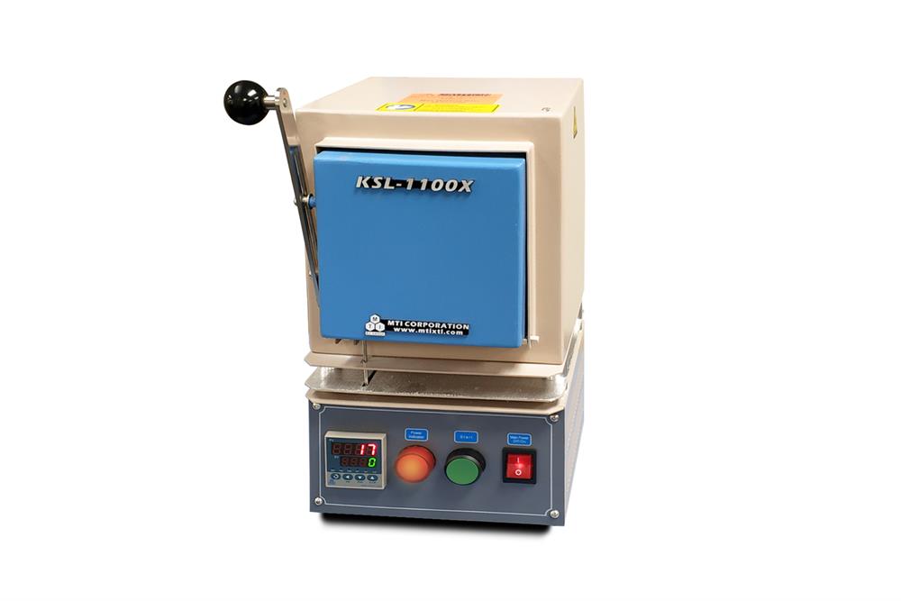 1100C Compact Muffle Furnace (4"x4"x5") w/ Programmable Temp. Controller - KSL-1100X-S - Thasar Store