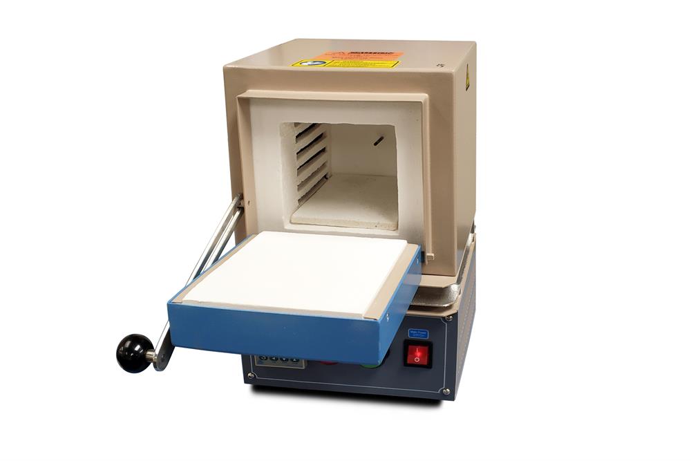 1100C Compact Muffle Furnace (4"x4"x5") w/ Programmable Temp. Controller - KSL-1100X-S - Thasar Store