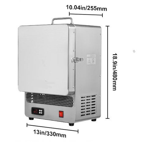 1200oC Economic Box Furnace (6"x 6"x5" , 3 liter, 110V) with Programmable Controller- KSL-1200X-JS - Thasar Store