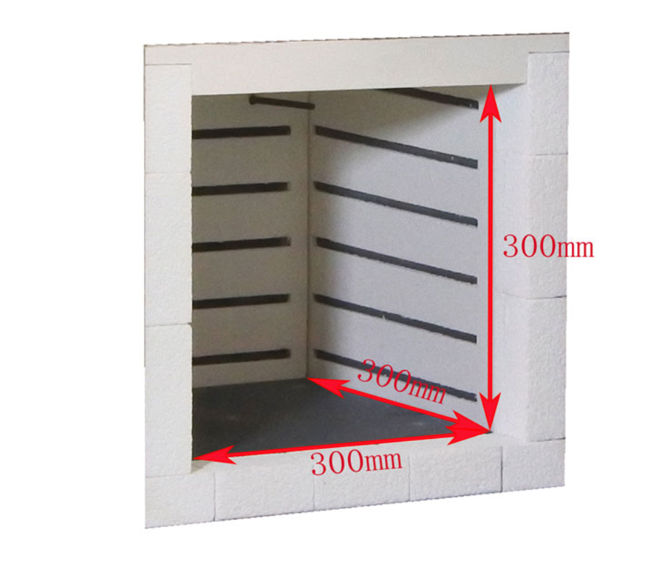 5-Side Heating Muffle Furnace (300x300x300mm, 27L, 1200 max) KSL-1200X-M5 - Thasar Store