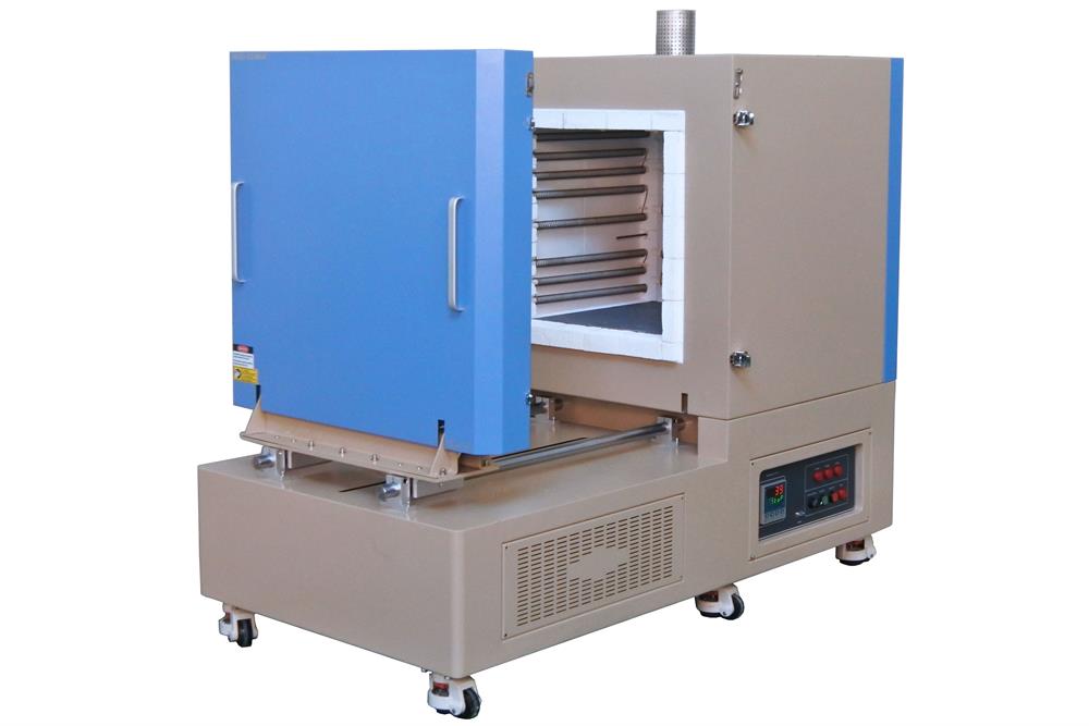 1200 5-side Heating Muffle Furnace (20x20x20", 125L) w/ with Sliding Door for Rapid Cooling - KSL-1200X-MAX-T - Thasar Store