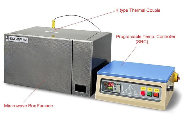 Economic Rapid Heating Microwave Furnace: optional 850 or 1100 or 1400°C Max.- KSL-MW-XX - Thasar Store