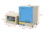 1200C Small Box Furnace (6"x6"x7", 4.2 liter) with Separated Programmable Controller - KSL-1200X-J-F - Thasar Store