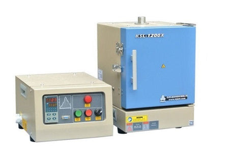 1200C Small Box Furnace (6"x6"x7", 4.2 liter) with Separated Programmable Controller - KSL-1200X-J-F - Thasar Store