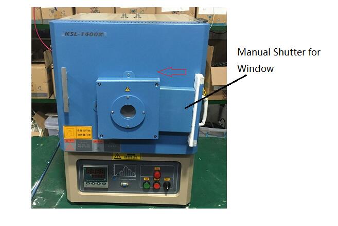 1500C Bench-Top Muffle Furnace (6" x 6" x 6", 3.6L) with Quartz Window - KSL-1500X-W - Thasar Store