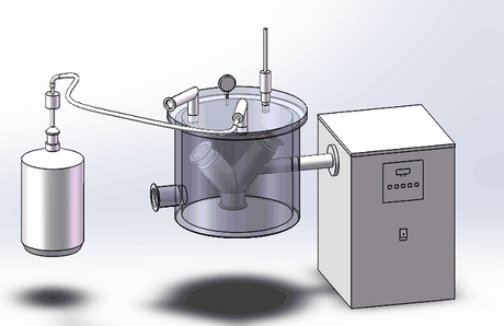 Bench-top V-Shape Ball Mill w/ Optional SS Tank 50, 250 , 2500ml (Ar Gas Compatible) - MSK-SFM-11-LD - Thasar Store