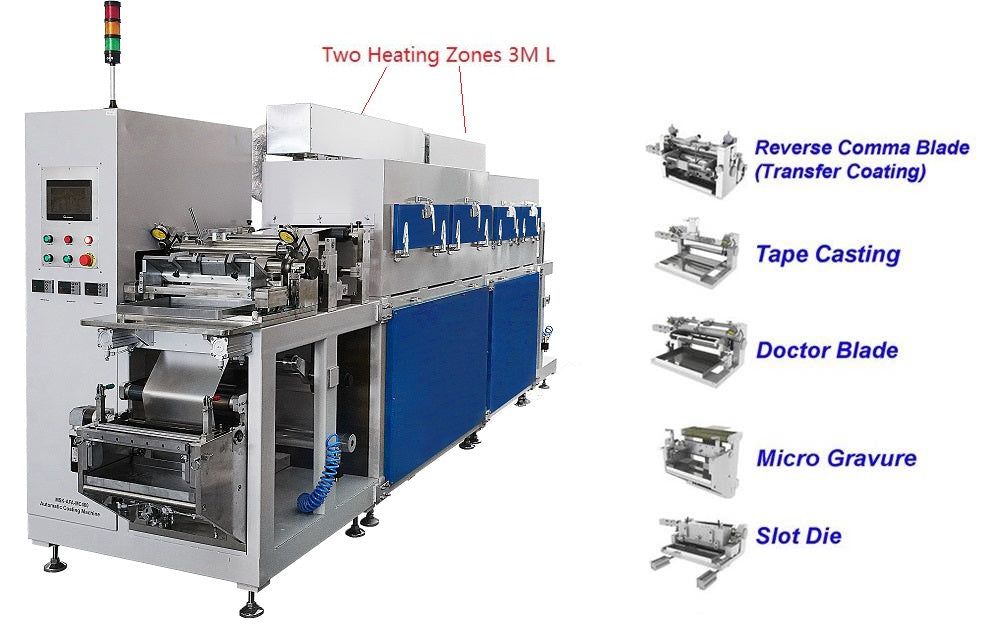 Roll-to-Roll Pilot Coating System with Optional Coating Head and Heating Zone Length - MSK-AFA-MC400-LD - Thasar Store