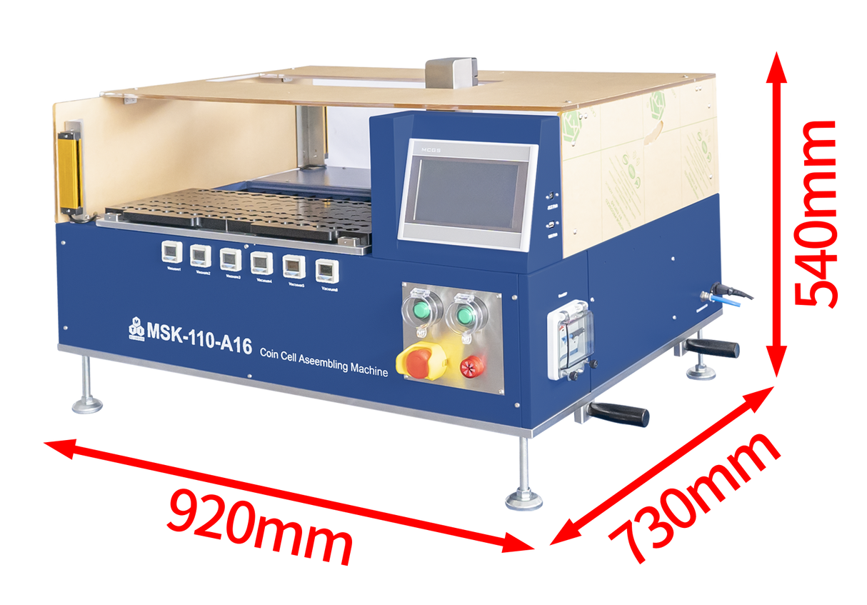 16 Channels Automatic Assembling Machine for All Types of Coin Cells - MSK-110-A16 - Thasar Store