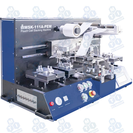 Large Automatic Pouch Cell Stacking Machine with Hybrid Stacking Modes (Max.200 mm L x 150 mm W), Glovebox Compatible - MSK-111A-PEM - Thasar Store