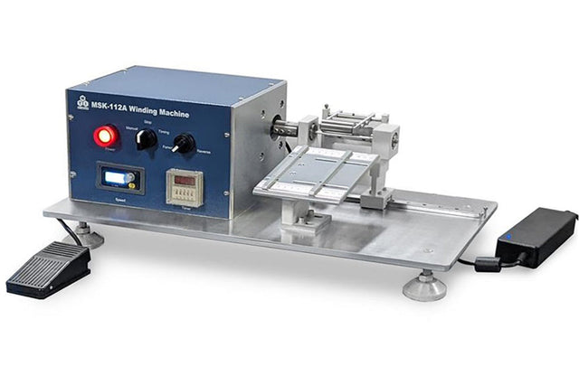 Manual Winding Machine for Electrodes of Cylinder or Prismatic Cell - MSK-112A-C - Thasar Store