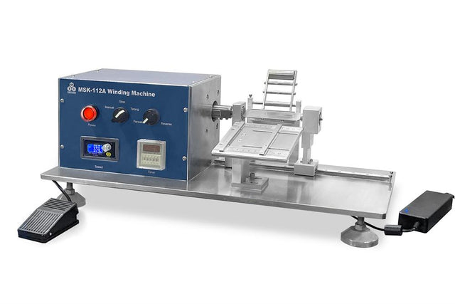 Manual Winding Machine for Electrodes of Pouch Cell - MSK-112A-P - Thasar Store