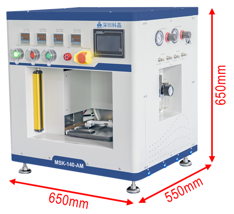 Heating Sealer for Continuous Top/Side Sealing of Pouch Cells (Max. 190×190×12 mm) - MSK-140-AM - Thasar Store