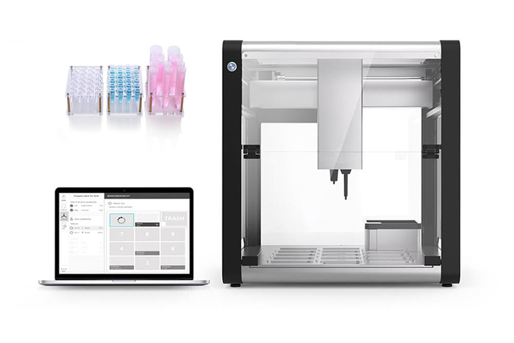 High-Throughput Liquid Distributing Robot with 1mL Pipette, Microplates, Tube & Tip Refilling Racks, Laptop & Software - MSK-18PE-LD - Thasar Store