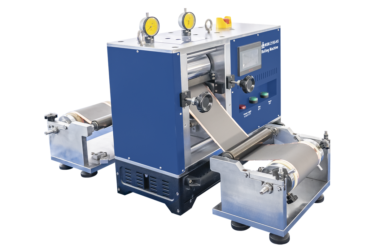 5T Max. R2R Pressure-Controlled Cold Rolling Press (6" Width), Glovebox Compatible - MSK-2150-H5-R2R - Thasar Store