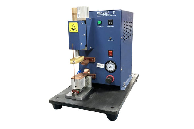 Single Point Pneumatic Spot Welder for Welding Bottom Tap of Cylinder Cell - MSK-330A - Thasar Store