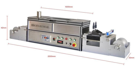 Lab Scale Roll-to-Roll Flat Tape Casting System (Max. 6" Width) w/ Drying Heater - MSK-AFA-EC150 - Thasar Store