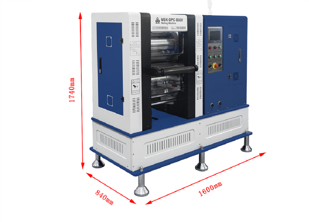 100T Max. Pressure Controlled Rolling Press (D320 x W350 mm ) W/ R2R Option - MSK-DPC-B320 - Thasar Store