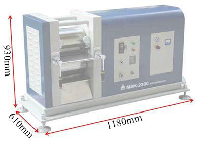 25T Max. Pressure Controlled Rolling Machine (12" W x 8"Dia.) for Battery Electrodes-MSK-E2300A - Thasar Store