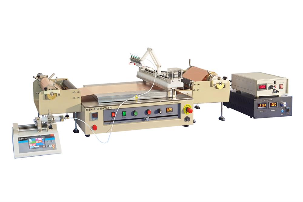 Roll to Roll Electrospinning System with Syringe Pump and Heating Bed-MSK-ESC-R2R - Thasar Store