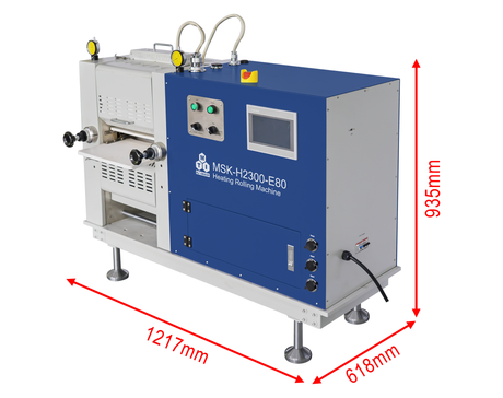 150C Max. Hot Rolling Press (12'' Width) with Pressure Control Up to 30T - MSK-H2300-E150 - Thasar Store