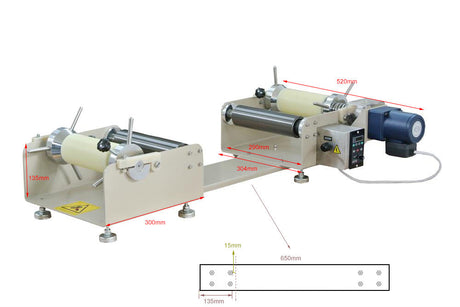 Compact Roll to Roll System for R2R Calendering or Coating Machines upto 8" Width - MSK-HRP-04-RD - Thasar Store