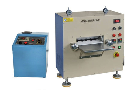 Hot Rolling Press (8"D x10"W, 150 / 230 °C Max) w/ Adjustable Pressure up to 10 T - MSK-HRP-3-E - Thasar Store