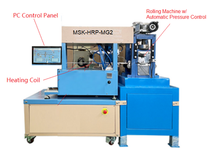 Automatic Hot Rolling Machine (Single Sample) for Research of Alloy Deformation - MSK-HRP-MG3 - Thasar Store