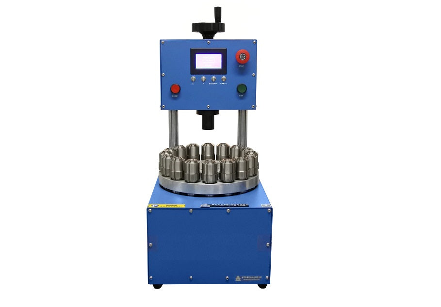 16 Station Rotary Coin Cell Crimping Machine with Pressure Controlled - MSK-HT-16 - Thasar Store