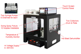 Compact Multi-functional Nano-fiber Electrospinning Device w/ 10 Ch. Pump & 2 Collector - MSK-NFES-1U - Thasar Store