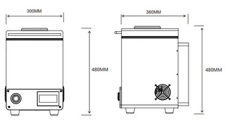 Six Containers (30mL) Hi-Throughput Vacuum Planetary Centrifugal Mixer - MSK-PCV-30 - Thasar Store