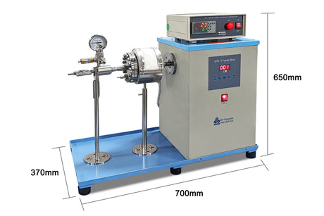 500°C & 3 Bar Max. Rotary Ball Milling (500ml) with Gas Flow Function - MSK-SFM-11-H500 - Thasar Store