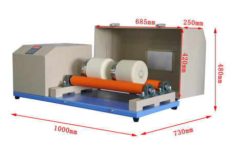 Heavy Duty Lab Roller Mill (25 - 50 kg) with Optional 1 or 2 Airtight Tanks - MSK-SFM-14 - Thasar Store