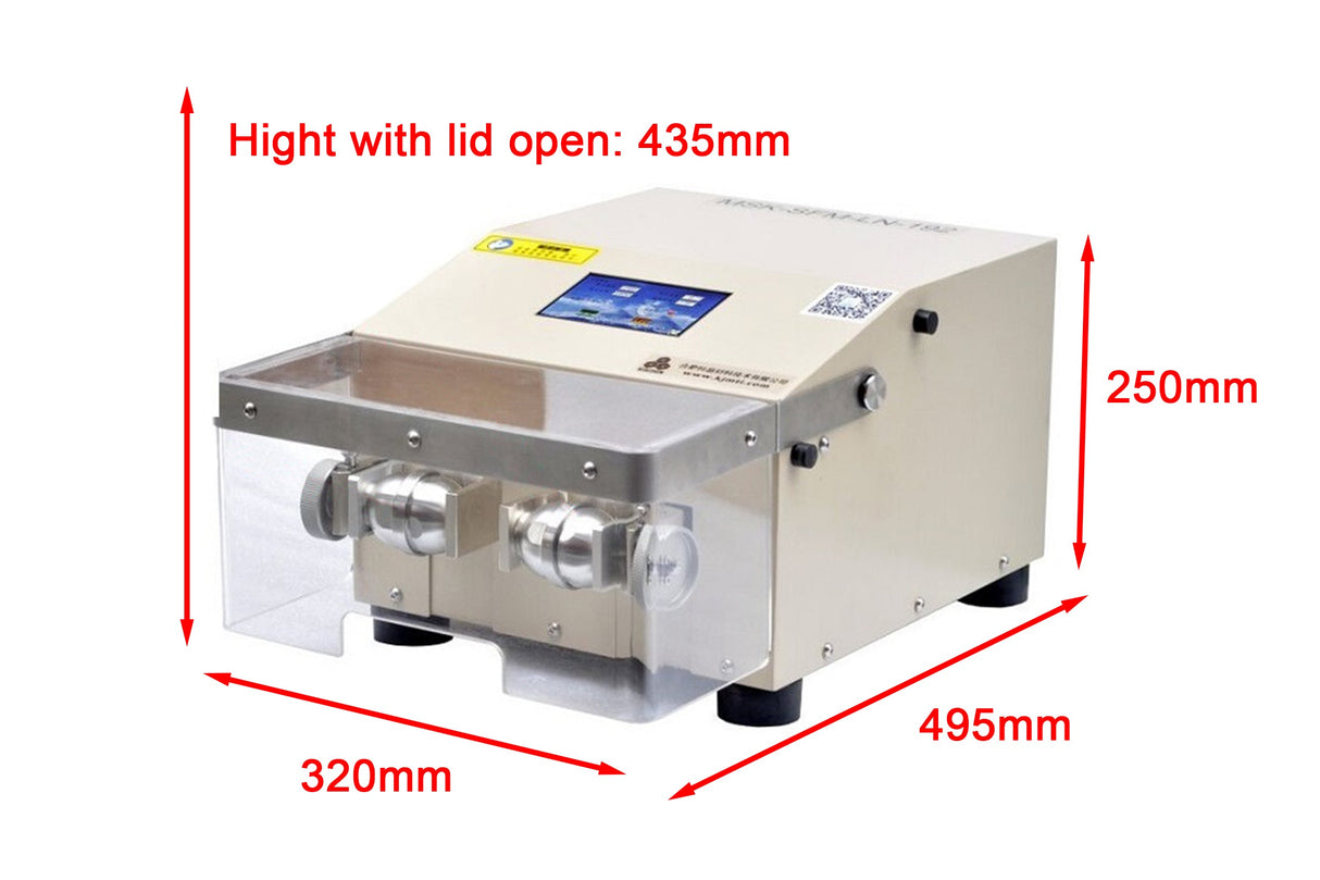 High Energy Impact Mill w/ Dual 50 ml Jars & 48 Tubes Adaptors -MSK-SFM-192LN - Thasar Store