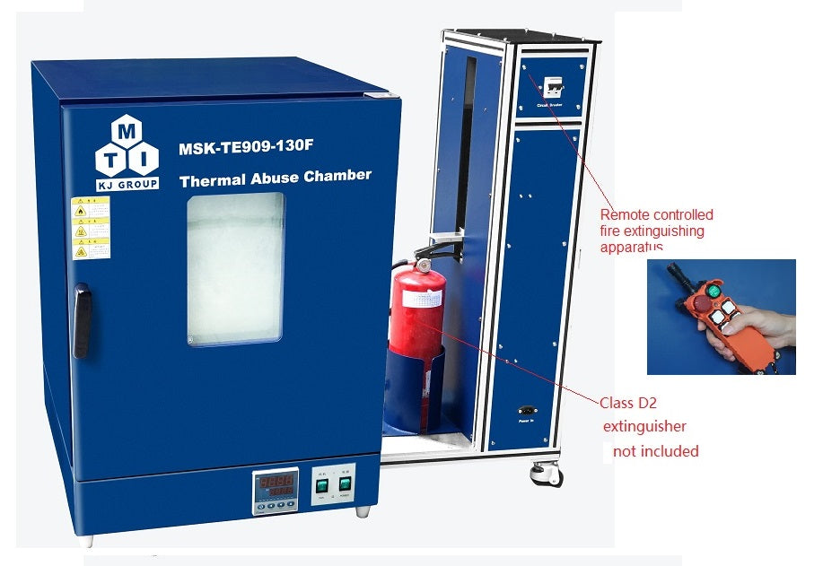 131 L 200oC Max Thermal Abuse Test Chamber w/ Optional Automatic Extinguisher Fixture - MSK-TE909 - Thasar Store