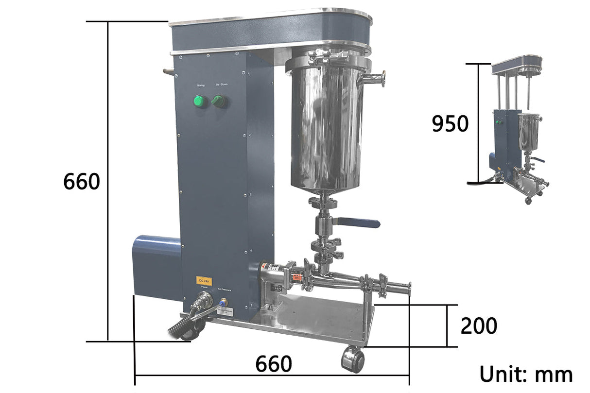 4 Liters Precision Slurry Feeder with PROGRESSIVE CAVITY PUMP for R2R Slot Die Coating - MSK-156 - Thasar Store