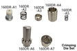 MSK-160D/E Series Crimping or Disassembling Die Set Replacement - MSK-160DR - Thasar Store