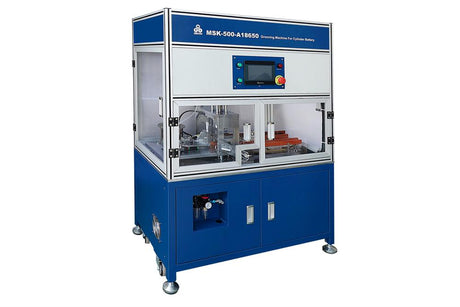 Floor-stand Auto Grooving Machine for Batch Processing of Cylindrical Battery Casings - MSK-500-AR18650 - Thasar Store