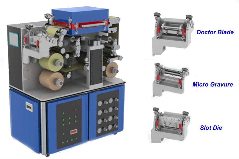 Small Roll to Roll Coater w/ Optional Coating: Blade, Slot Die, Micro Gravure & Laminating - MSK-AFA-MC200-LD - Thasar Store