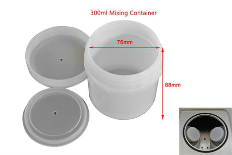 High-Density Polyethylene Containers for Vacuum Planetary Centrifugal Mixer - PCV-LD - Thasar Store