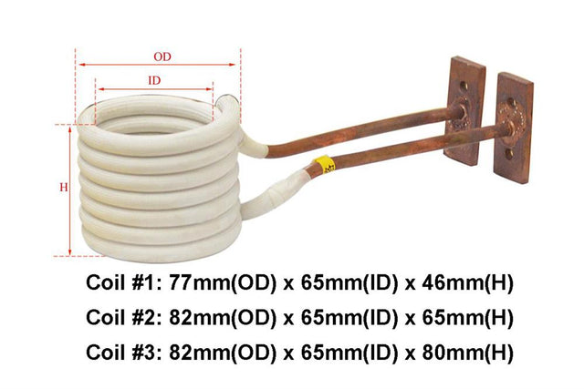 Induction Coil for MTI-SP25AB, MTI-25AB-77 - Thasar Store