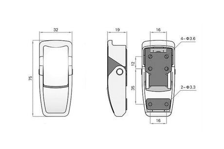 Door lock Catch for MTI tube furnace - MTI-DOOR-LC - Thasar Store